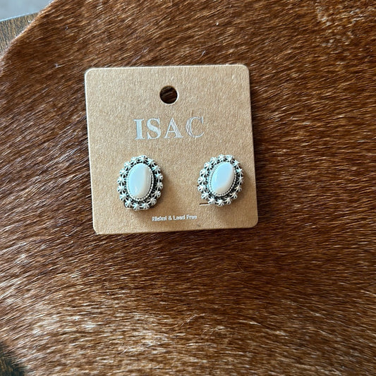 Turquoise studded earrings