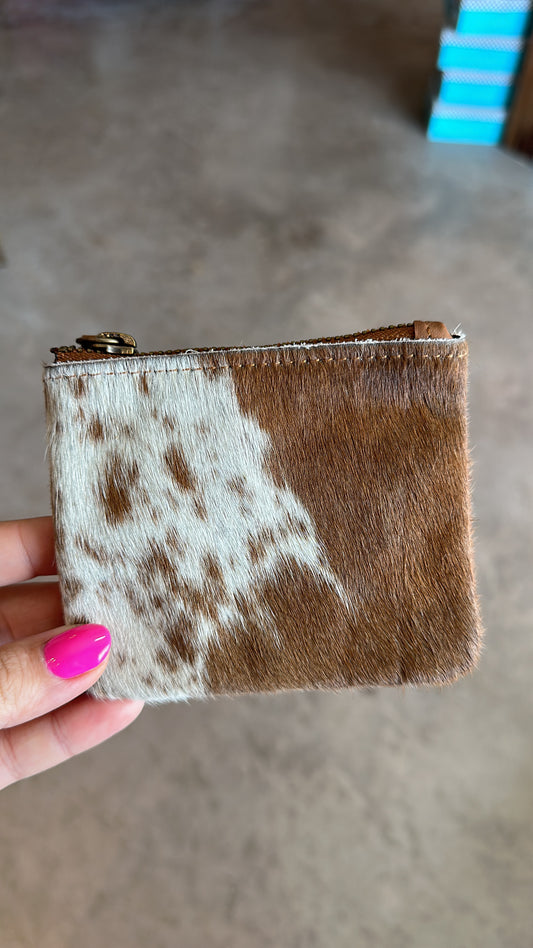 Cowhide Coin Purse