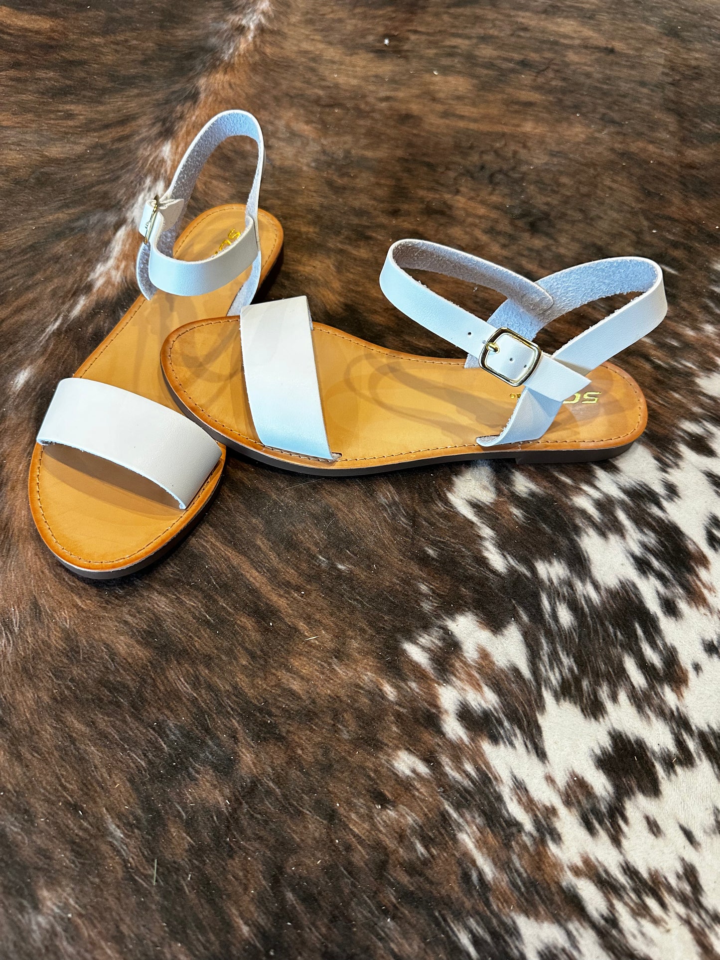 Gracie Sandals (White)
