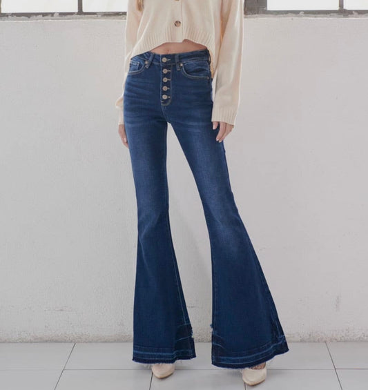 Kan can dark wash bells