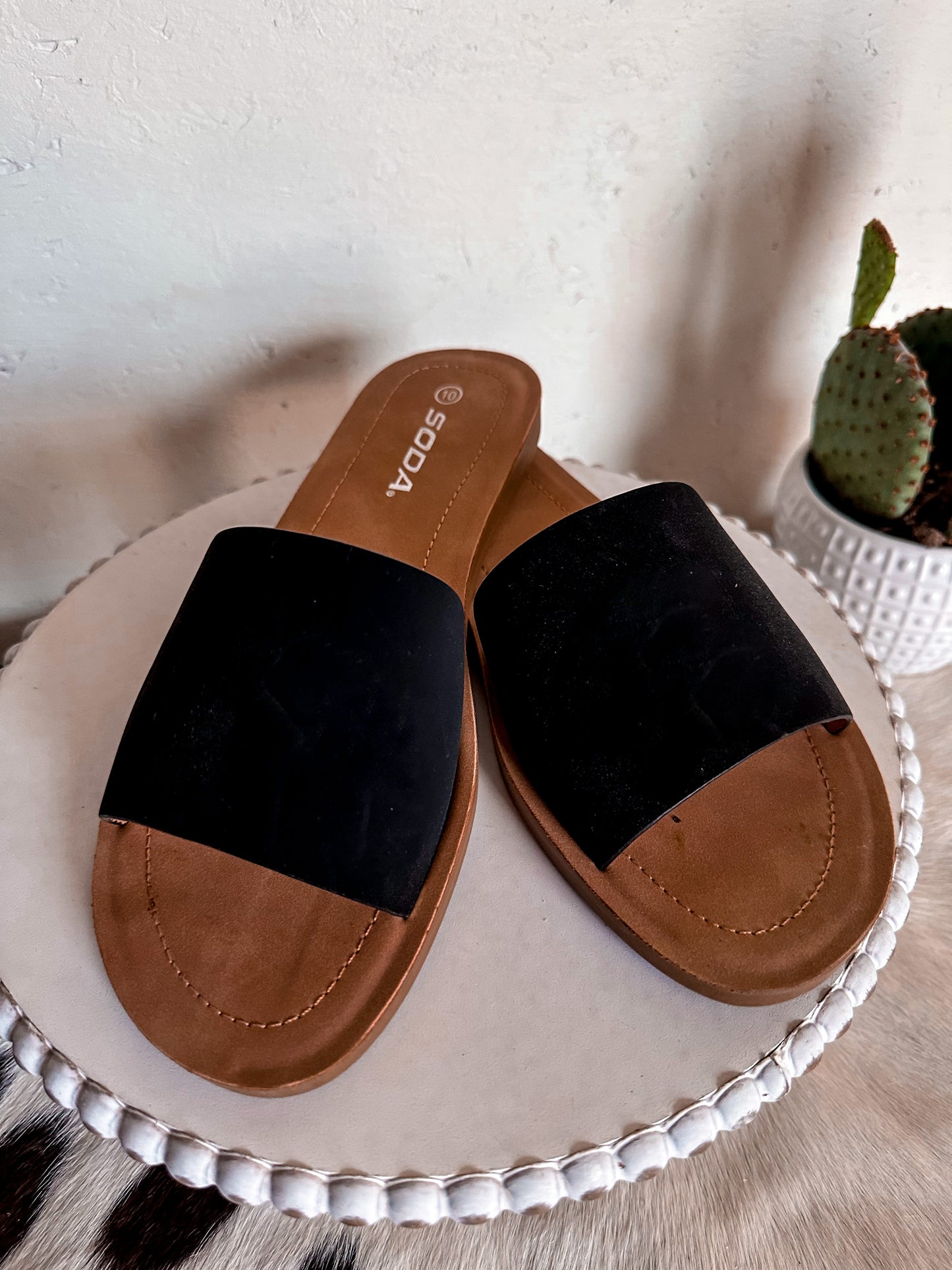 Black sandals