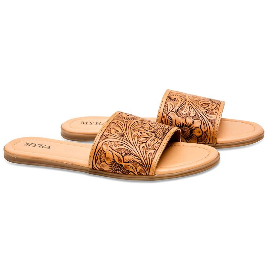 Coppu Hand tooled sandals