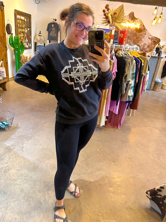 AZTEC PUFF MINERAL GRAPHIC SWEATSHIRTS