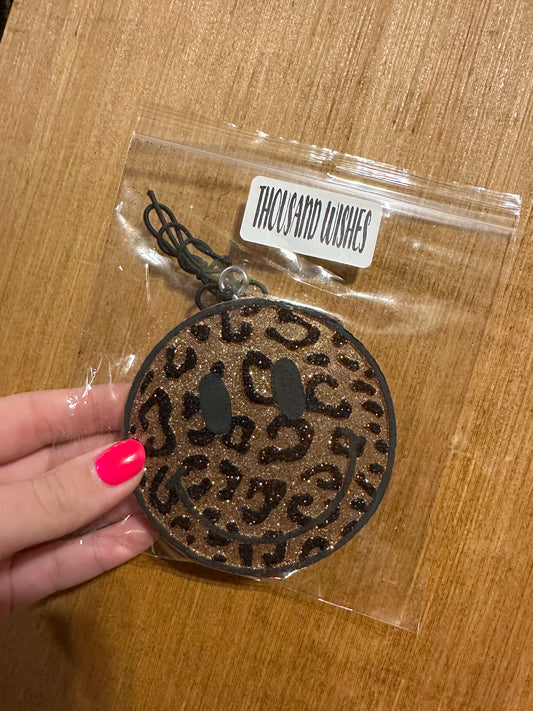 Cheetah smiley face freshies
