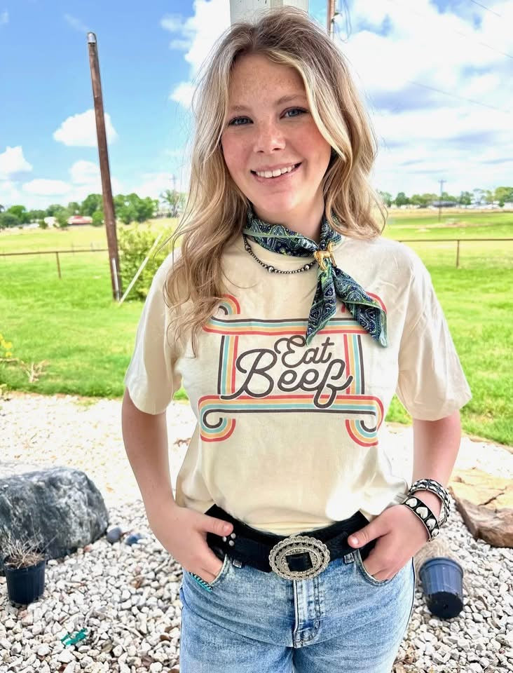 Eat beef graphic Tee