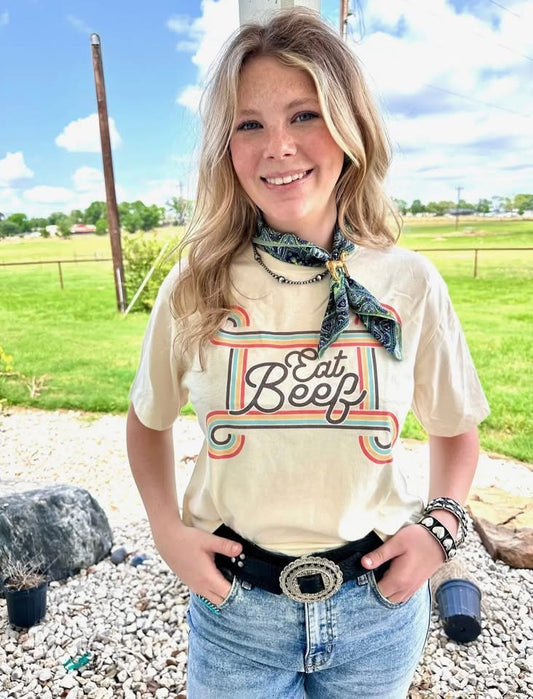 Eat beef graphic Tee