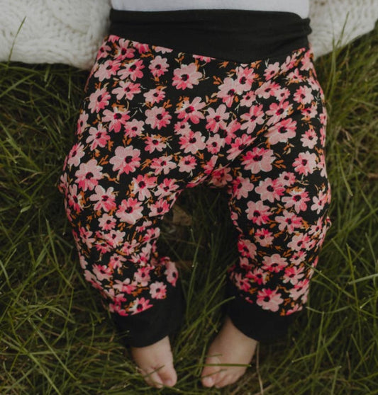 Floral joggers