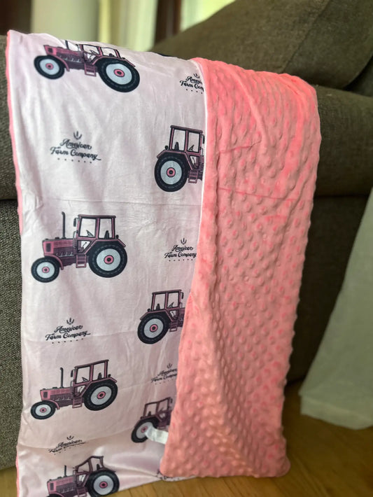 Tractor Mink Blanket