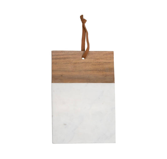 Square marble cutting board