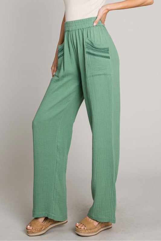 Light green pants