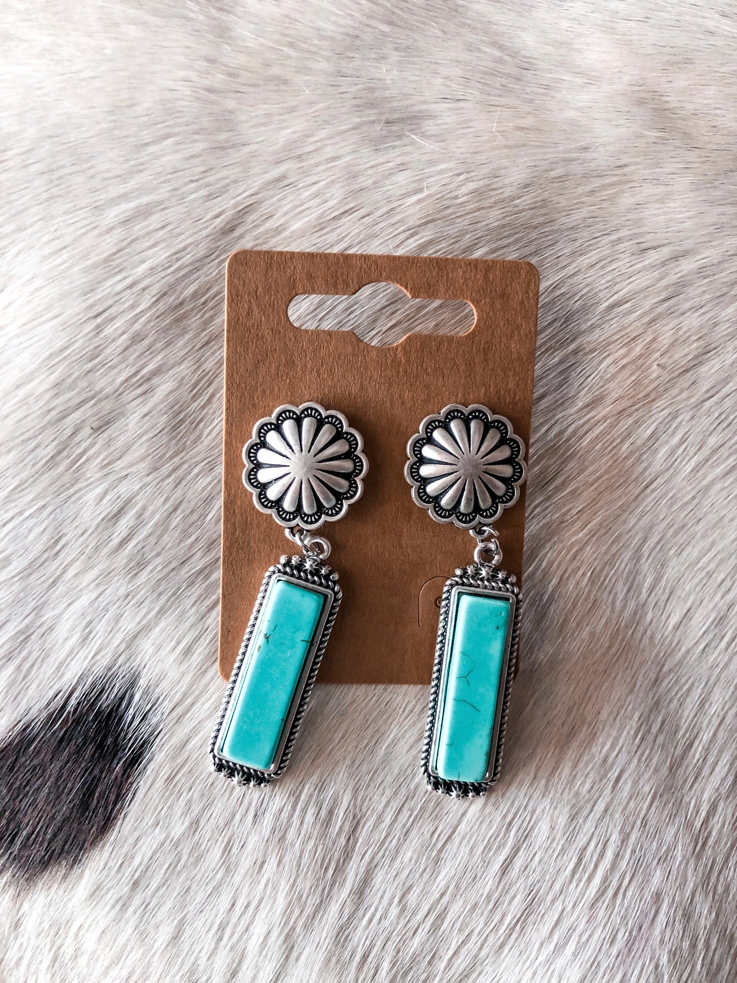 Concho Bar earrings